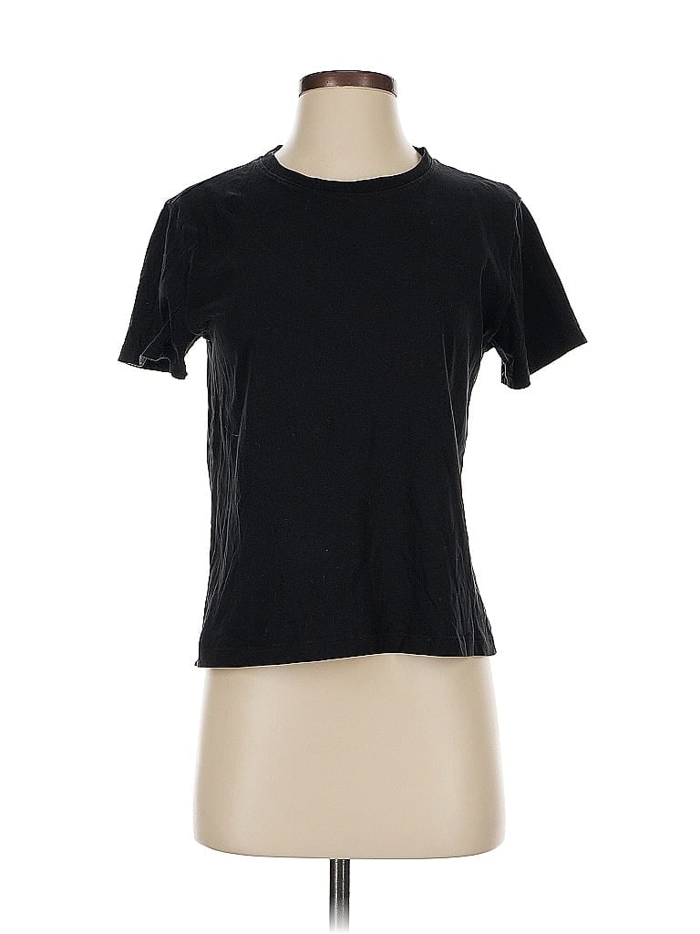 EVERLANE Pre-owned Short Sleeve T-shirt In Black