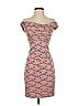 Black Halo Hearts Red Tan Cocktail Dress Size 0 - photo 1