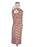 Black Halo Hearts Red Tan Cocktail Dress Size 0 - photo 3