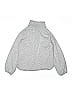 Active by Old Navy 100% Polyester Gray Turtleneck Sweater Size 14 - 16 - photo 2