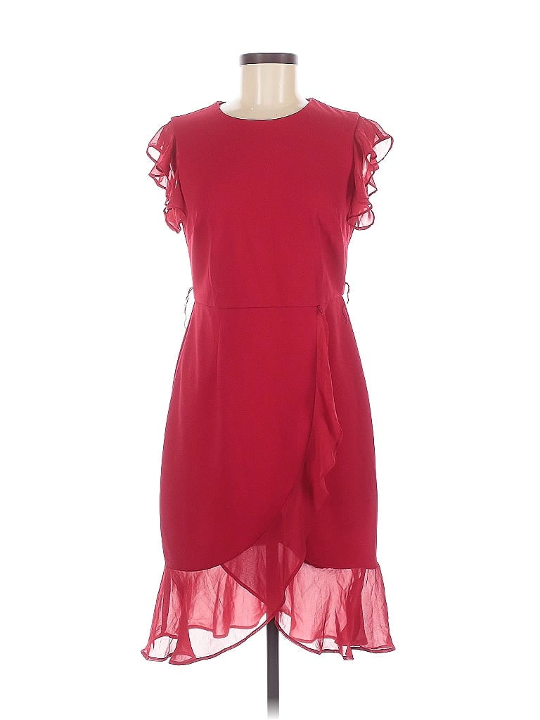 Pre-owned Shelby & Palmer Cocktail Dress In Burgundy