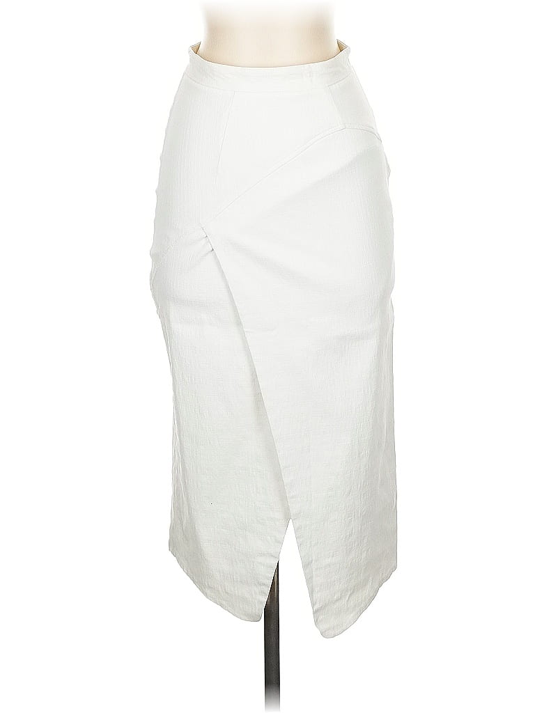 Pre-owned Zac Zac Posen Casual Skirt In White