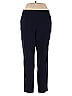 T by Talbots Solid Blue Casual Pants Size L - photo 1