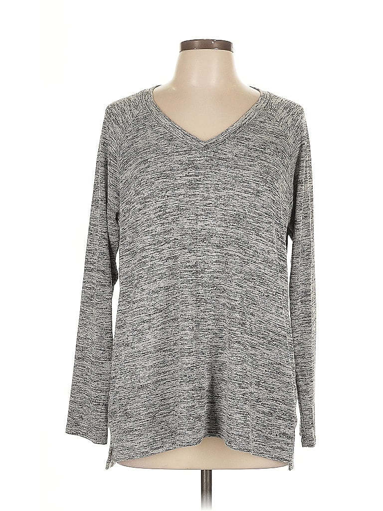 BANANA REPUBLIC Pre-owned Long Sleeve T-shirt In Gray
