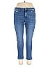 J.Jill Solid Blue Jeans Size 14 (petite) - photo 1