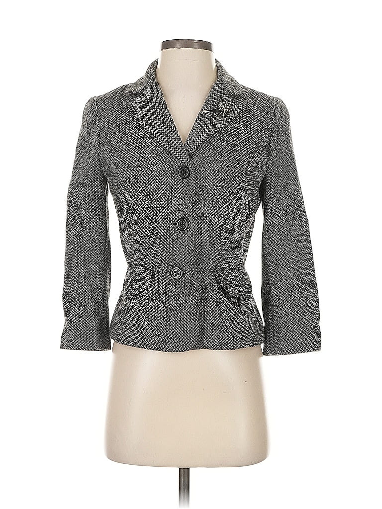 MNG Pre-owned Blazer Jacket In Gray