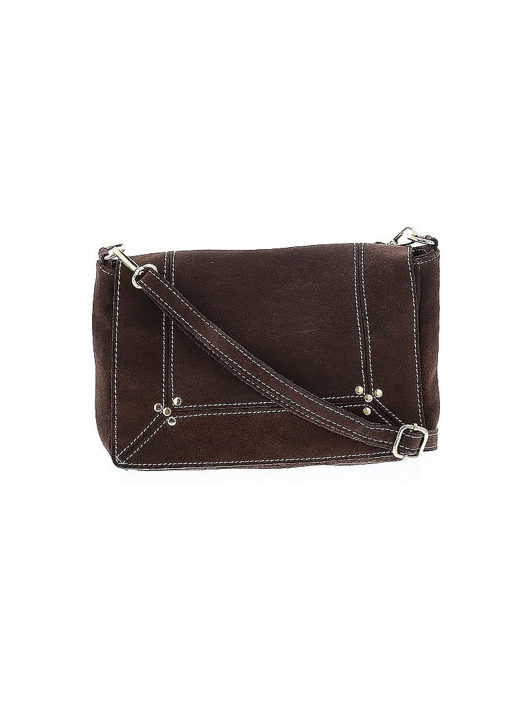 Pre-owned Unbranded Leather Crossbody Bag In Brown