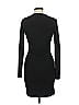 Aqua Solid Black Cocktail Dress Size M - photo 2