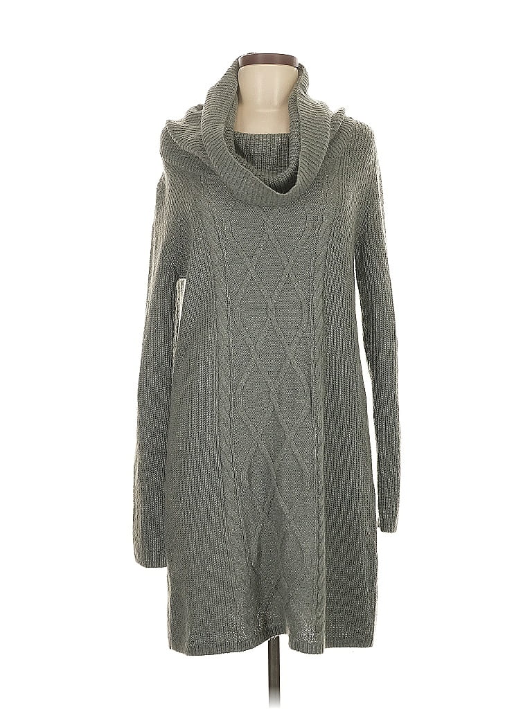 Pre-owned Express Cardigan Sweater In Gray