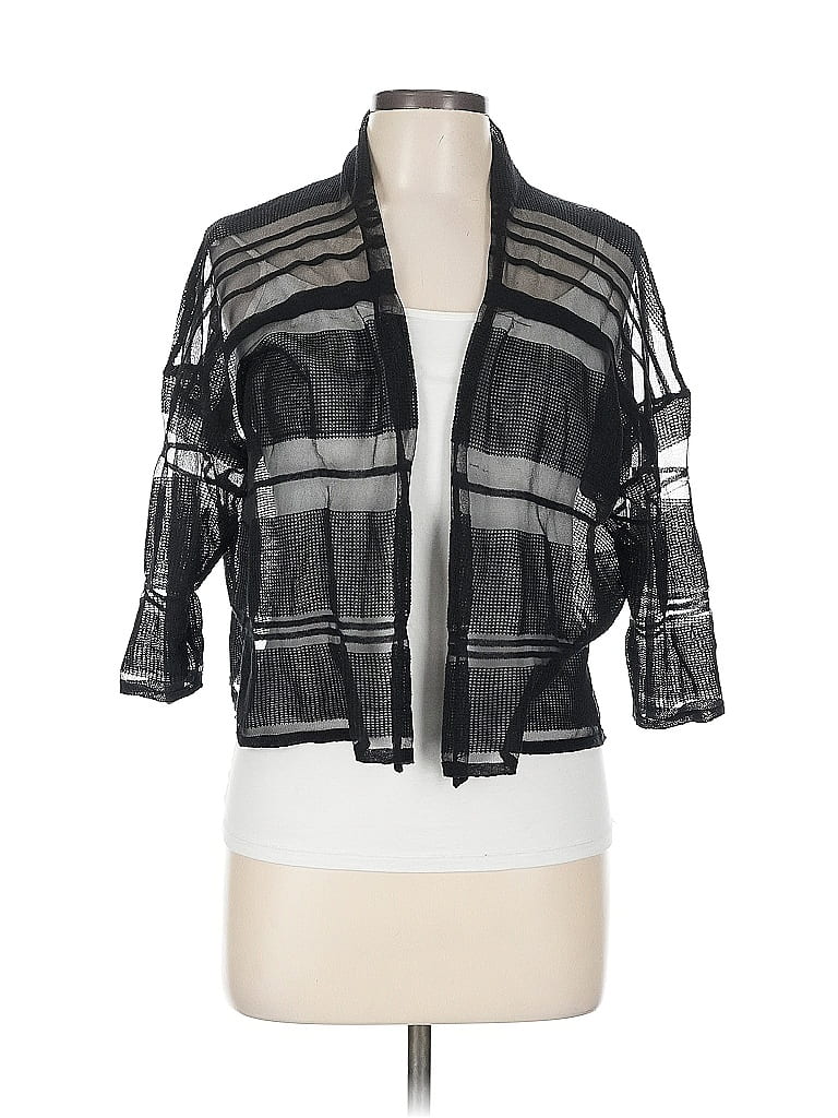 Pre-owned Adolfo Dominguez Kimono In Black