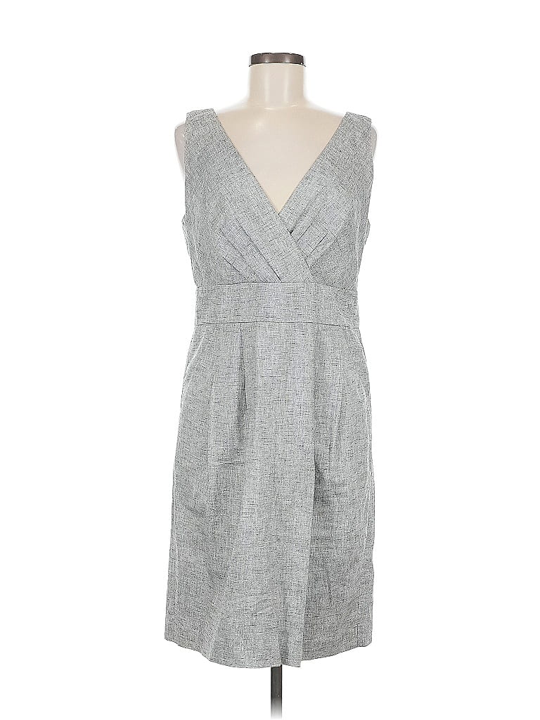Pre-owned Ann Taylor Loft Casual Dress In Gray