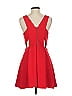 BCBGMAXAZRIA 100% Polyester Solid Red Cocktail Dress Size 8 - photo 2
