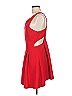 BCBGMAXAZRIA 100% Polyester Solid Red Cocktail Dress Size 8 - photo 5