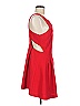 BCBGMAXAZRIA 100% Polyester Solid Red Cocktail Dress Size 8 - photo 4