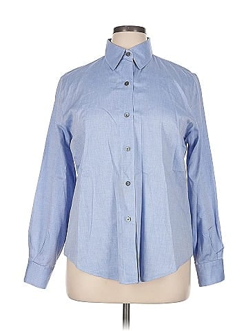Linda Allard Ellen Tracy Long Sleeve Button-Down Shirt (view 1)