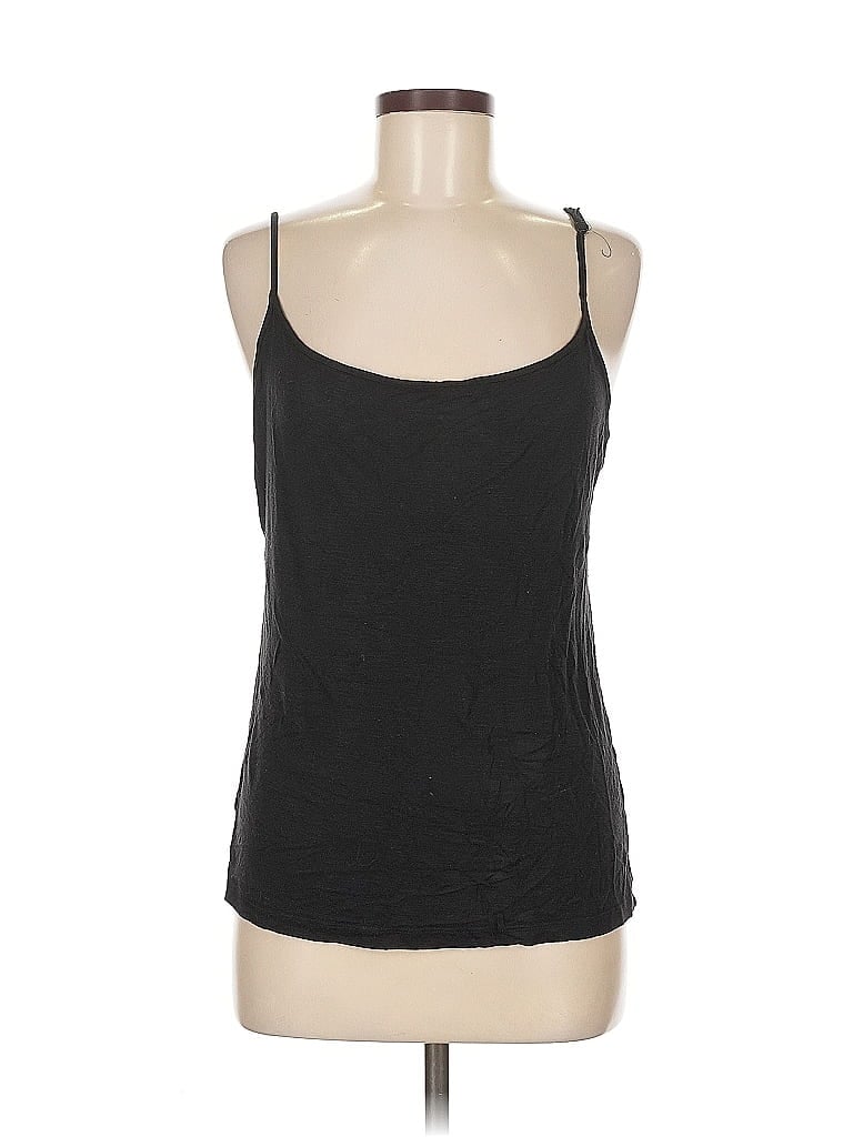 Pre-owned Ann Taylor Loft Tank Top Black Halter Neckline Tops