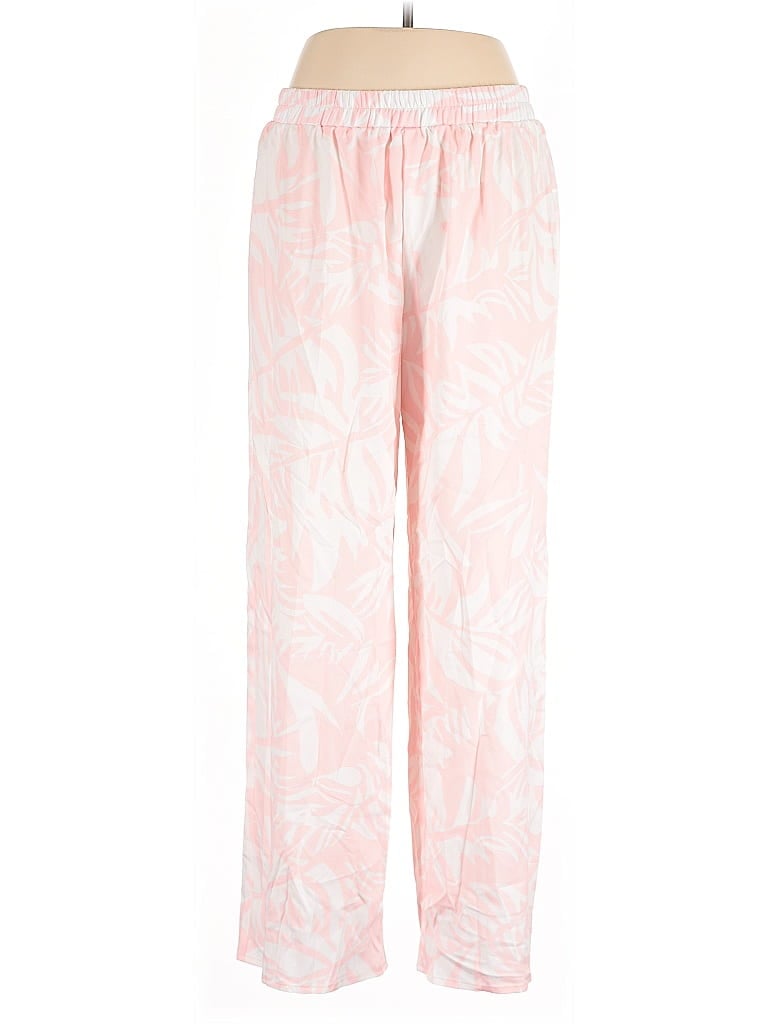 Pre-owned Shein Curve Casual Pants In Pink