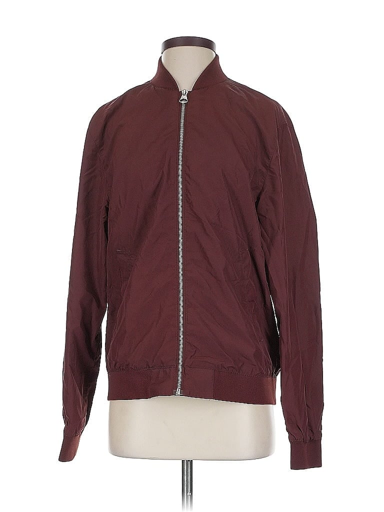 H&M Pre-owned Jacket In Burgundy