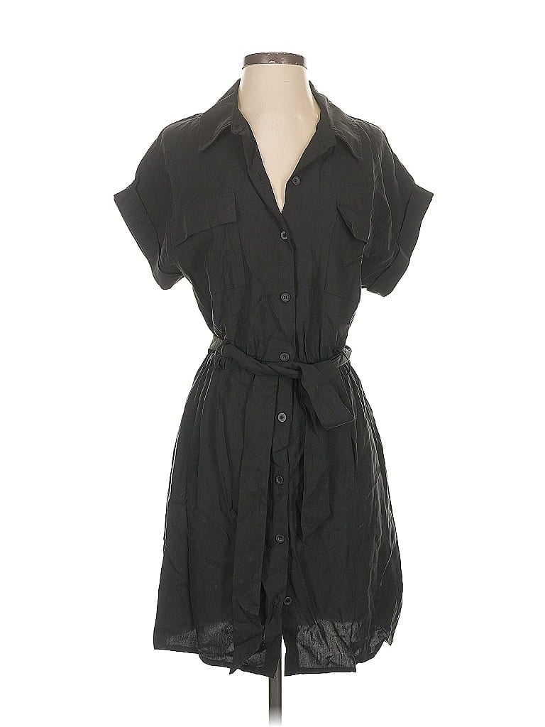 Pre-owned Evereve Casual Dress In Black