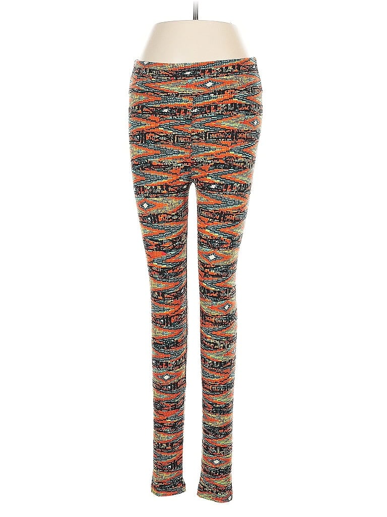 Pre-owned Lularoe Leggings In Orange