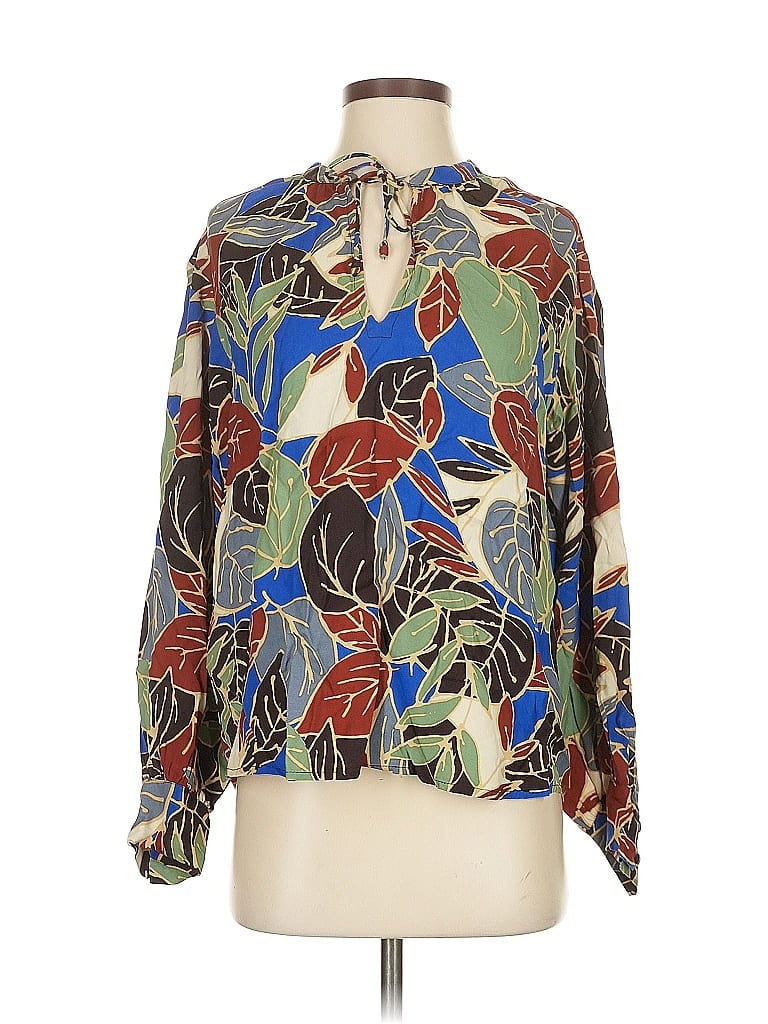 MASAI Pre-owned Long Sleeve Blouse In Blue