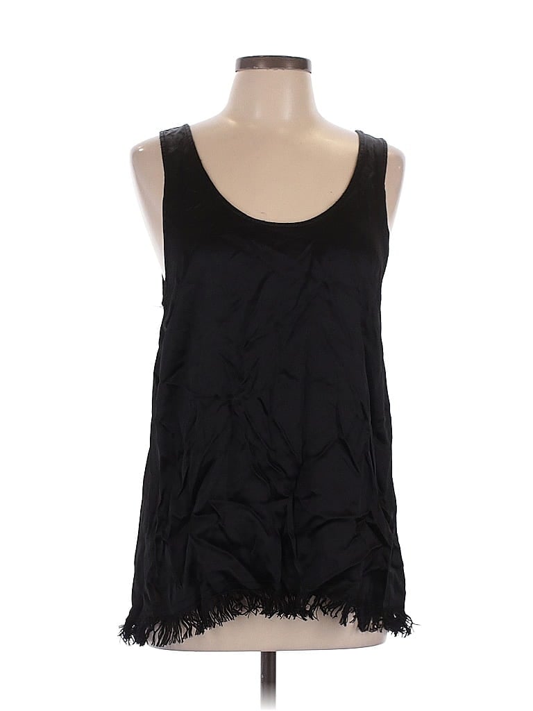Pre-owned Tina + Jo Sleeveless Blouse In Black
