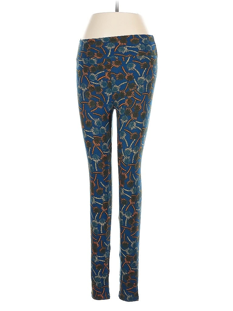 Pre-owned Lularoe Leggings In Blue