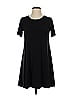 Veronica M. Solid Black Casual Dress Size XS - photo 1