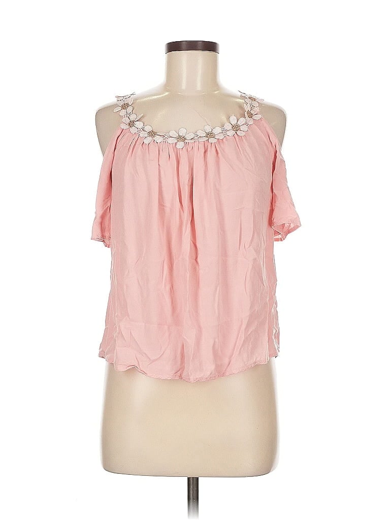 Pre-owned Unbranded Sleeveless Blouse In Pink