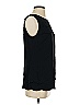 Tory Burch 100% Triacetate Black Sleeveless Blouse Size 4 - photo 5
