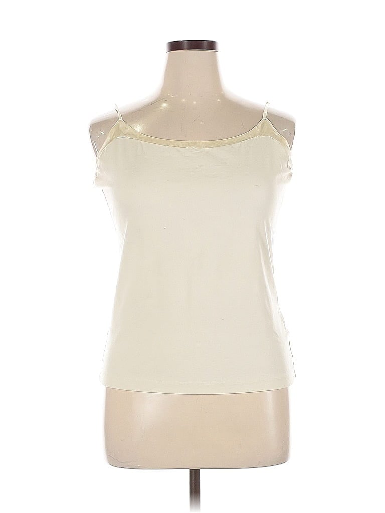 Pre-owned Banana Republic Factory Store Tank Top Ivory Strapless Neckline Tops In White