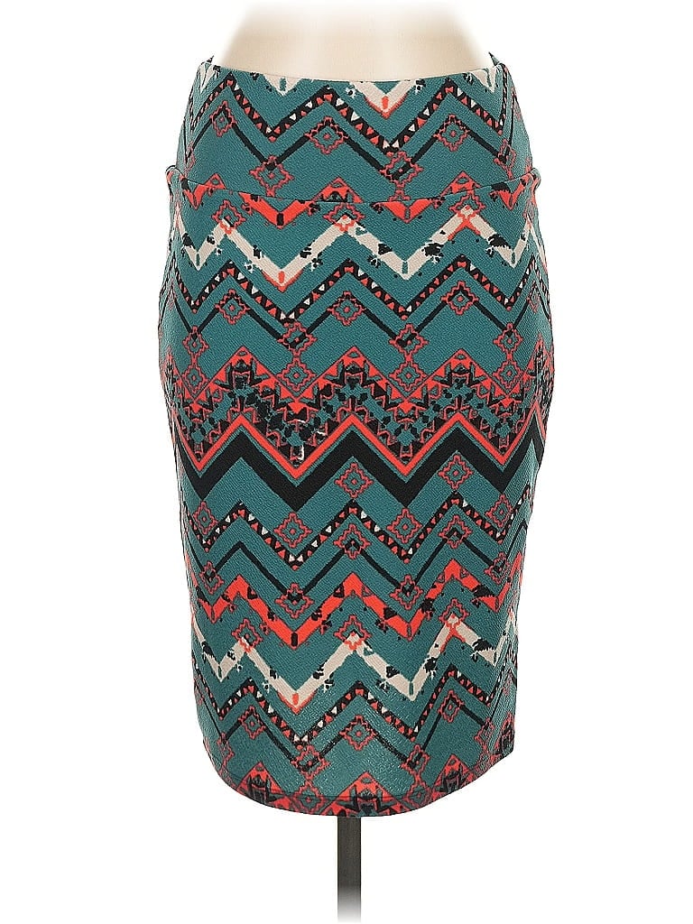Pre-owned Lularoe Casual Skirt In Blue