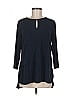 Chico's Black 3/4 Sleeve Blouse Size Med (1) - photo 1