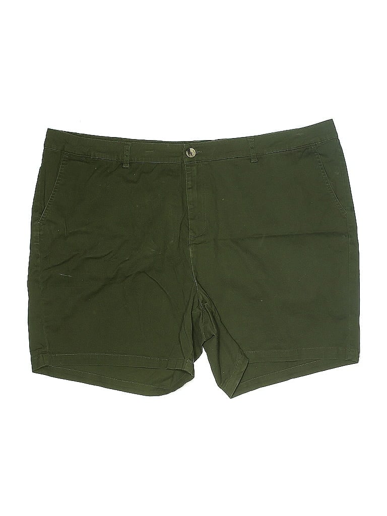 Pre-owned Ellos Khaki Shorts In Green