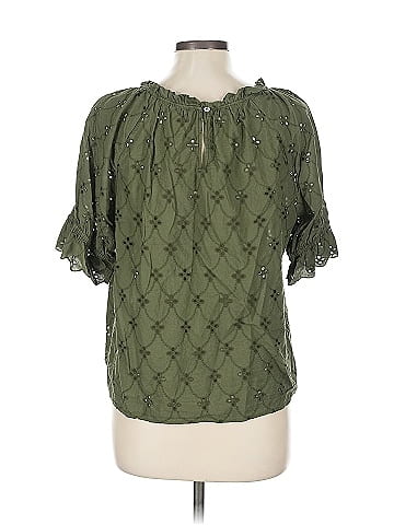 Ann Taylor LOFT Short Sleeve Blouse (view 2)