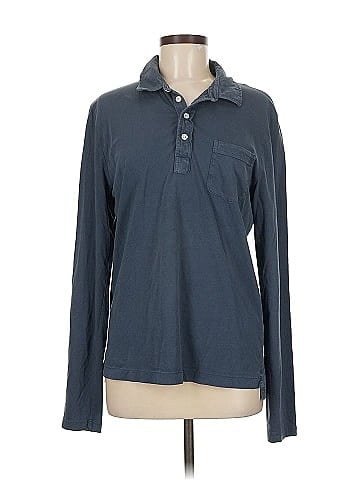 Billy Reid Long Sleeve Polo (view 1)