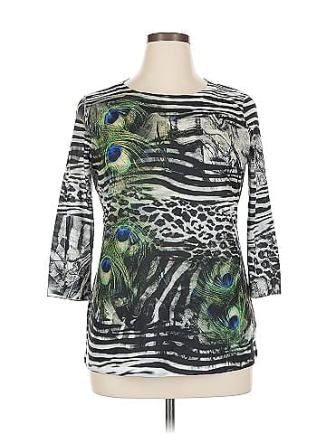 New Directions 3/4 Sleeve Top (view 1)