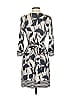 BCBGMAXAZRIA Print Gray Casual Dress Size S (petite) - photo 2