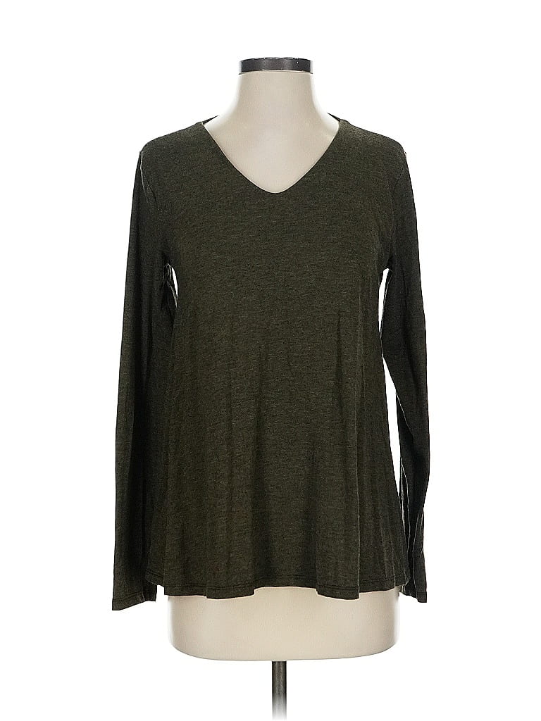 CUT LOOSE Pre-owned Long Sleeve T-shirt In Green