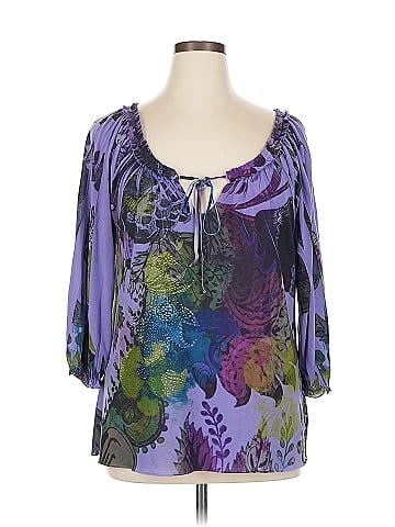 New Directions 3/4 Sleeve Blouse (view 1)