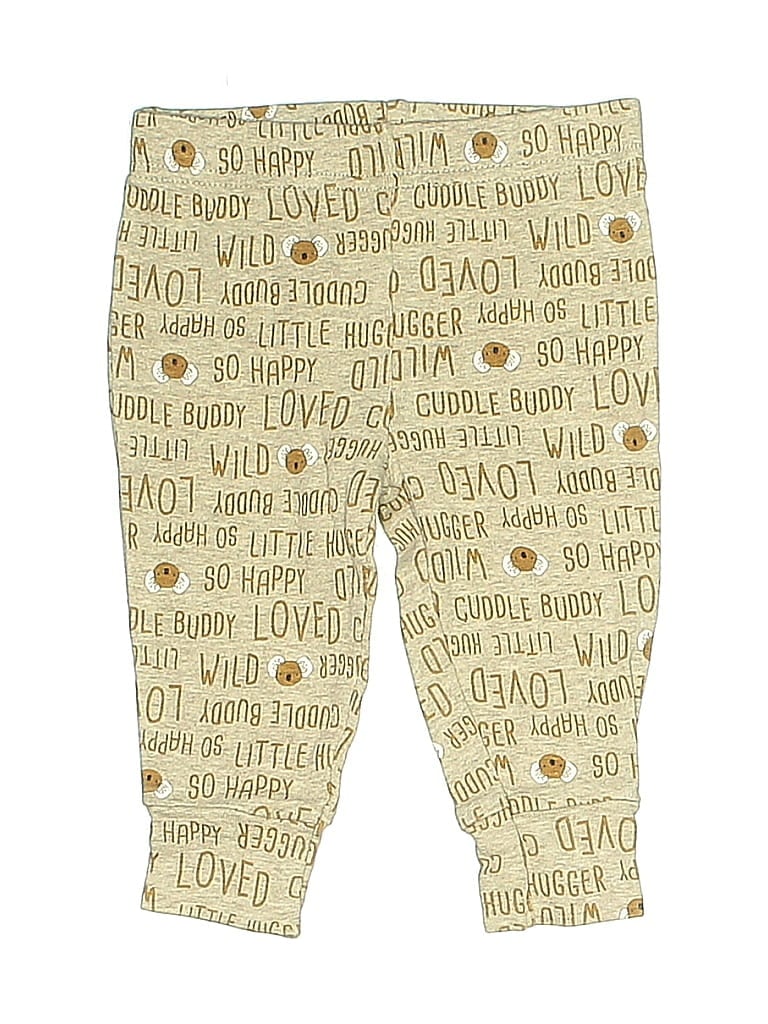 Pre-owned Child Of Mine By Carter's Babies' Khaki Pant In Gold