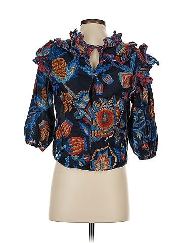 FARM Rio 3/4 Sleeve Blouse (view 2)
