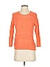 Wallace 100% Cotton Orange Pullover Sweater Size XS - photo 1