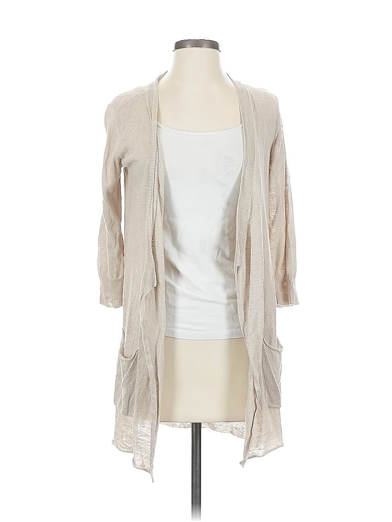 Pre-owned Eileen Fisher Cardigan Sweater In Brown