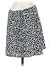 Naked Zebra 100% Polyester Animal Print Blue Casual Skirt Size S - photo 1