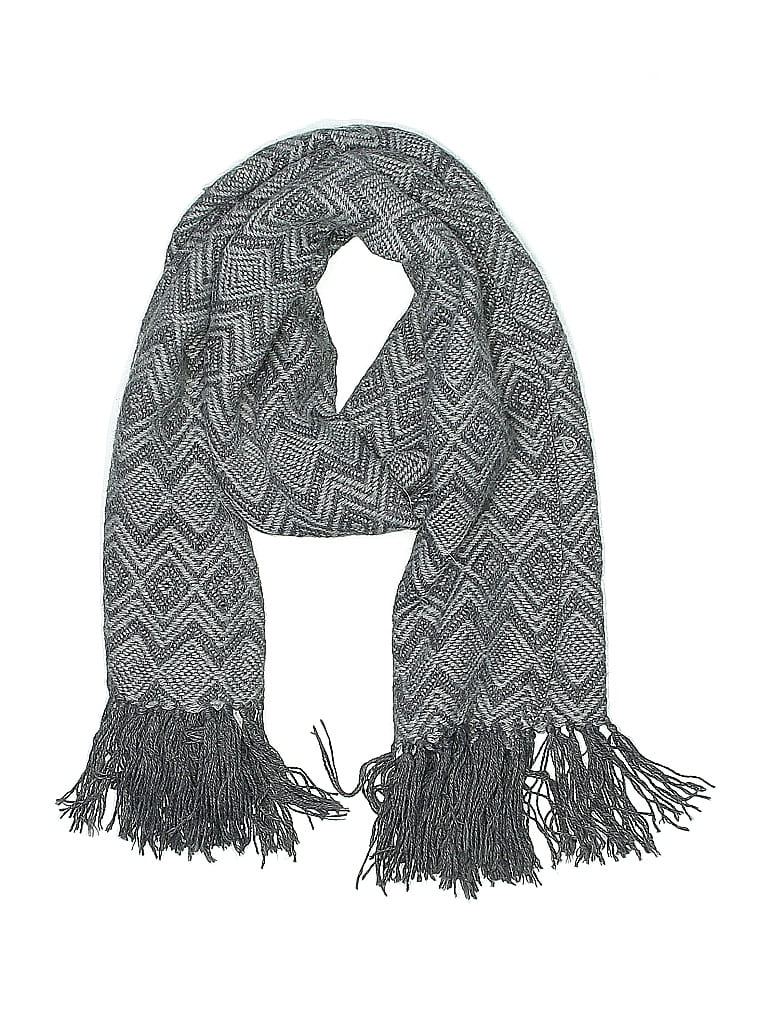 Pre-owned Assorted Brands Scarf In Gray