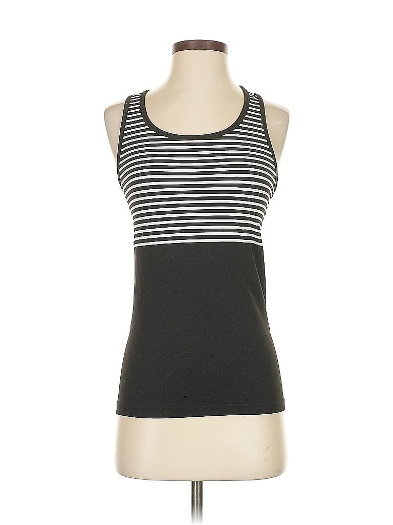 Pre-owned Gap Fit Tank Top Black Halter Neckline Tops