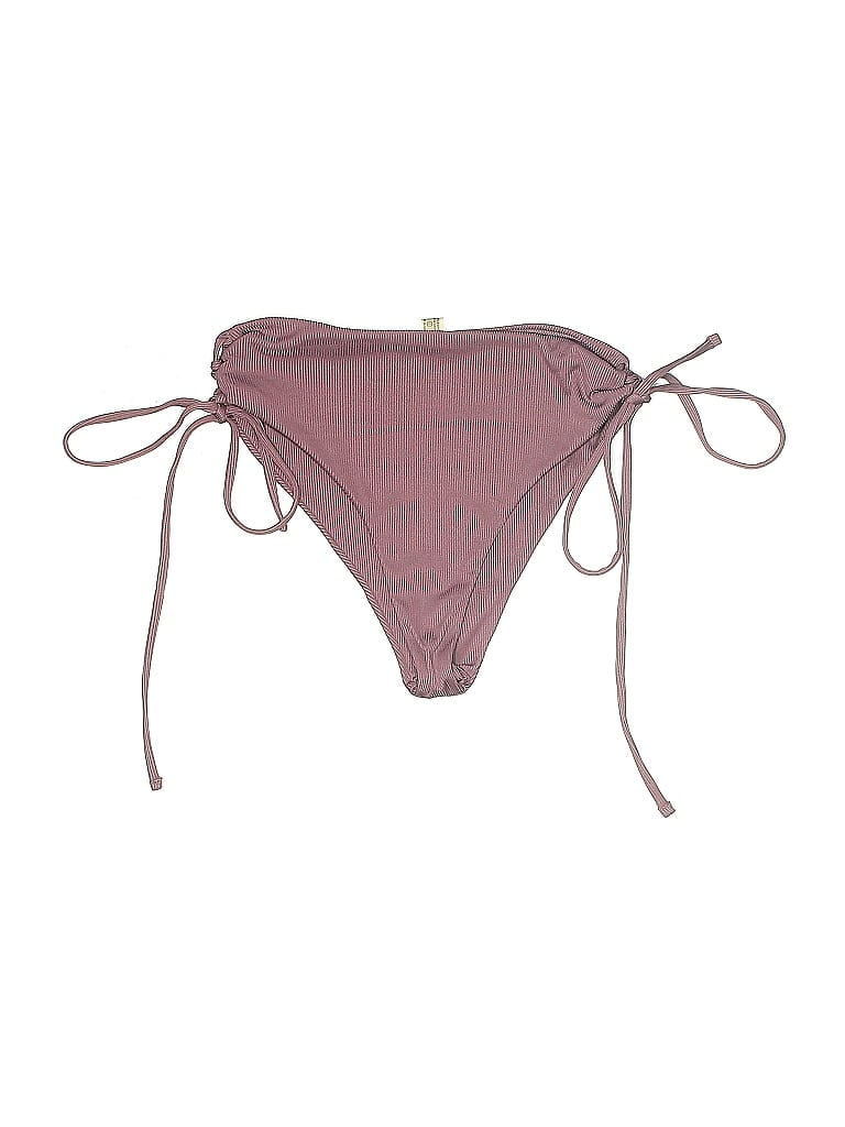 Pre-owned Unbranded Swimsuit Bottoms In Burgundy
