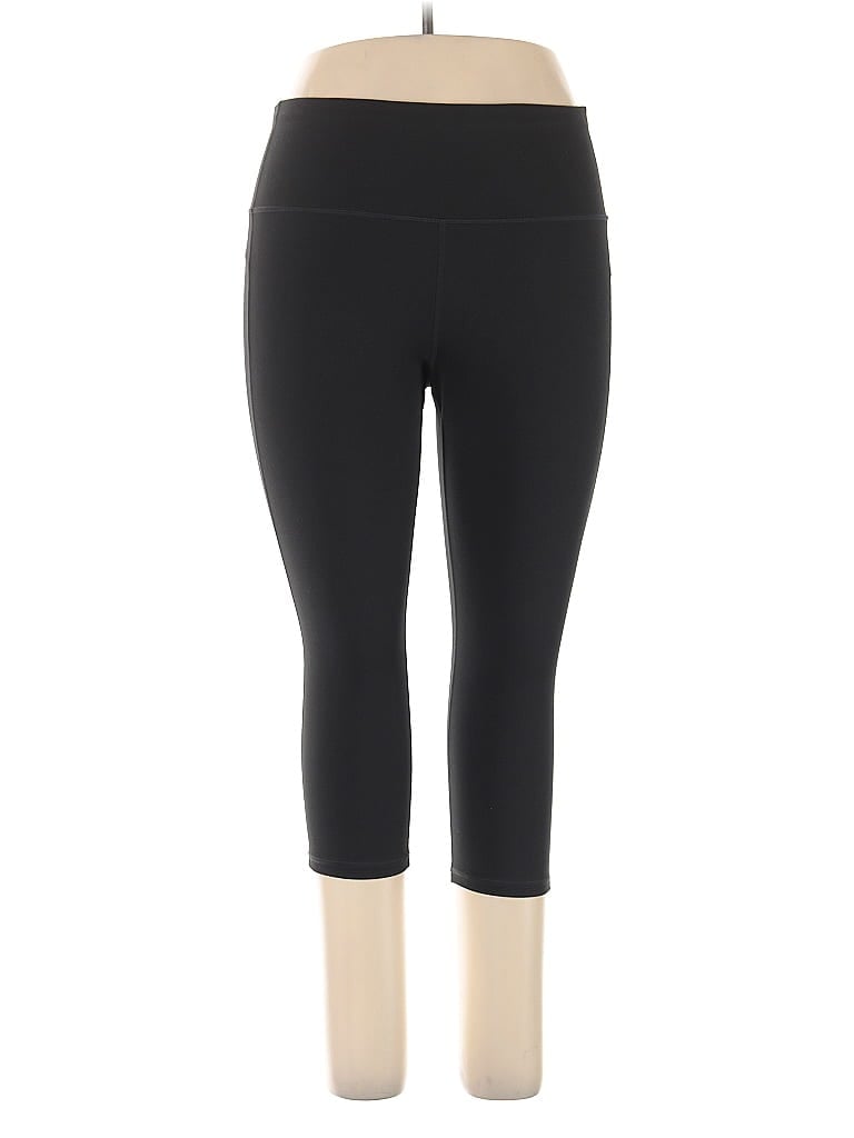 Pre-owned Gap Fit Active Pants In Black