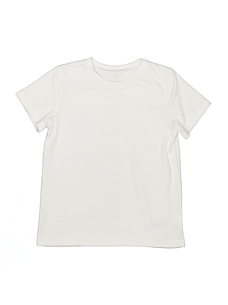 Pre-owned Unbranded Kids' Short Sleeve T-shirt In White